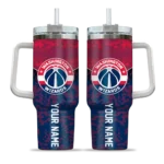 personalized washington wizards chevron stripe blue curved tumbler best selling 1.webp