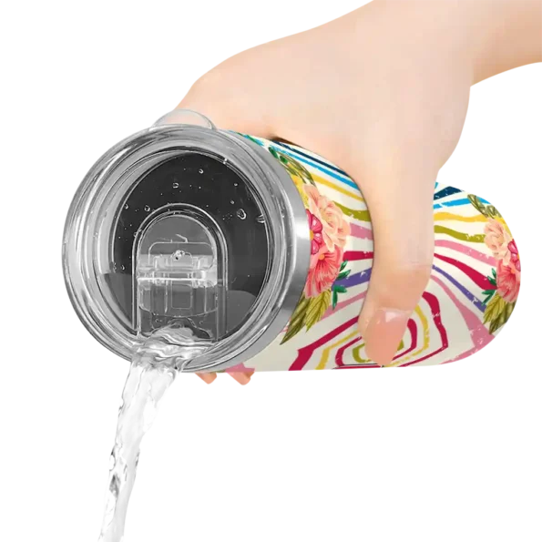atlanta hawks flower cluster skinny tumbler latest model.webp