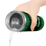 boston celtics radiant glitter green skinny tumbler best selling 1.webp