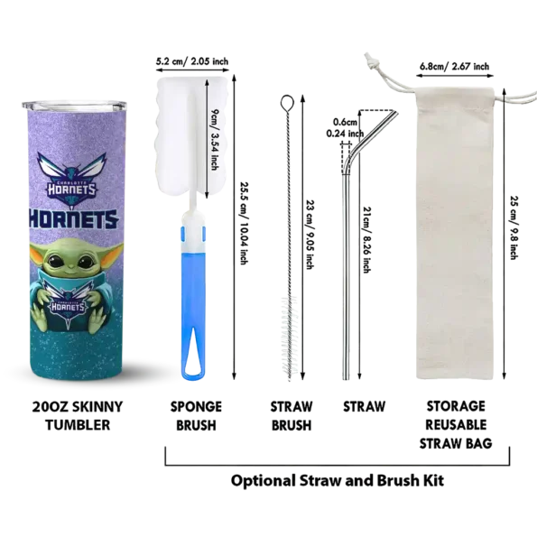 charlotte hornets yoda smile teal skinny tumbler new arrival.webp