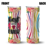 chicago bulls flower cluster skinny tumbler best selling 1.webp