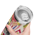 chicago bulls flower cluster skinny tumbler best selling 1.webp