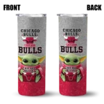 chicago bulls yoda smile red skinny tumbler best selling 1.webp