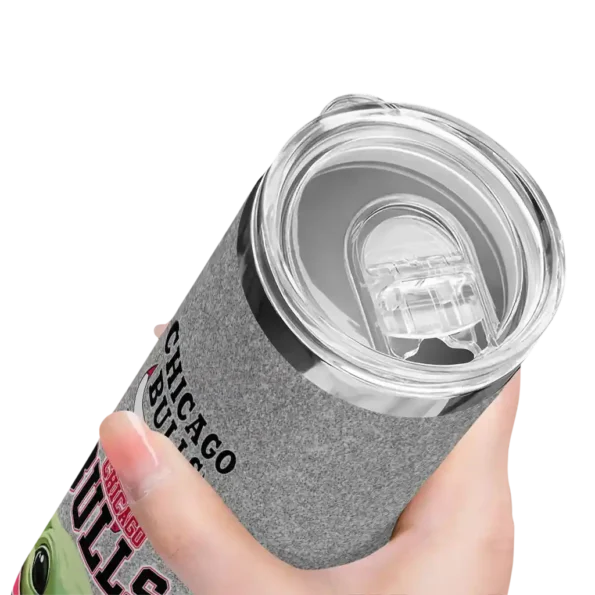 chicago bulls yoda smile red skinny tumbler high quality.webp