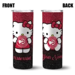 custom atlanta hawks hello kitty red black skinny tumbler best selling 1.webp