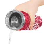 custom atlanta hawks monogram burst red white skinny tumbler best selling 1.webp
