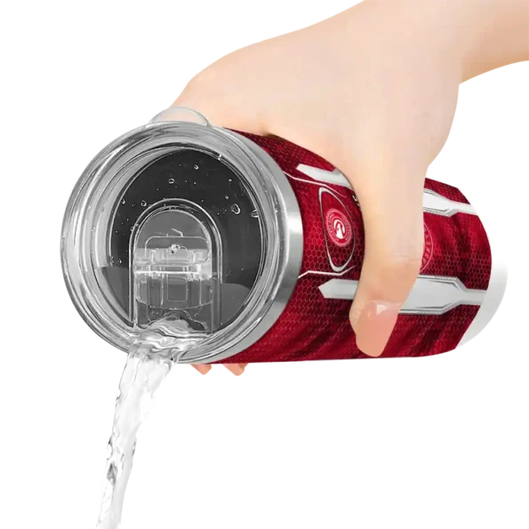 custom atlanta hawks stacked diamond red skinny tumbler latest model.webp