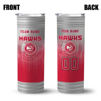 custom atlanta hawks swirl texture red skinny tumbler fashion forward.webp