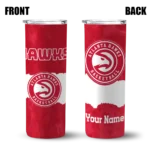 custom atlanta hawks torn band red white skinny tumbler best selling 1.webp