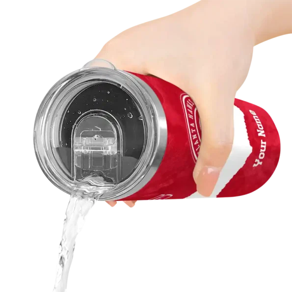 custom atlanta hawks torn band red white skinny tumbler latest model.webp