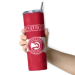 custom atlanta hawks torn band red white skinny tumbler best selling 1.webp