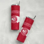 custom atlanta hawks torn band red white skinny tumbler best selling 1.webp