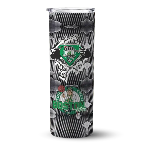 custom boston celtics chevron v green gray skinny tumbler best selling 1.webp