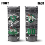 custom boston celtics chevron v green gray skinny tumbler best selling 1.webp