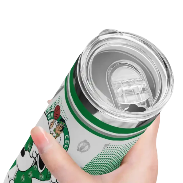 custom boston celtics snoopy dog green white skinny tumbler high quality.webp