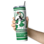 custom boston celtics snoopy dog green white skinny tumbler best selling 1.webp