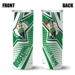 custom boston celtics web stripes green white skinny tumbler best selling 1.webp
