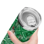 custom boston celtics zipper leopard green skinny tumbler best selling 1.webp