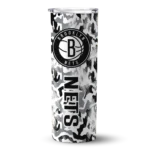 custom brooklyn nets claw marks black white skinny tumbler best selling 1.webp
