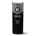 custom brooklyn nets hexagon honeycomb black skinny tumbler best selling 1.webp