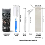 custom brooklyn nets kiss band grey skinny tumbler best selling 1.webp