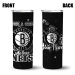 custom brooklyn nets rose romance black skinny tumbler best selling 1.webp