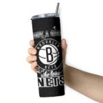 custom brooklyn nets rose romance black skinny tumbler best selling 1.webp