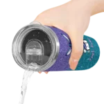 custom charlotte hornets snoopy attitude teal skinny tumbler best selling 1.webp