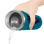 custom charlotte hornets star pop teal black skinny tumbler best selling 1.webp