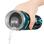 custom charlotte hornets superman emblem teal black skinny tumbler best selling 1.webp