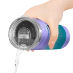 custom charlotte hornets swirl texture teal skinny tumbler best selling 1.webp