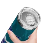 custom charlotte hornets torn band teal white skinny tumbler best selling 1.webp