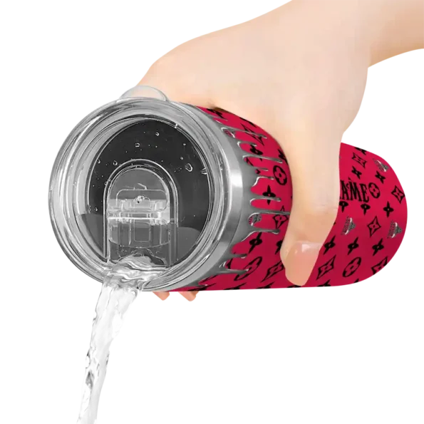 custom chicago bulls camo streak red skinny tumbler latest model.webp