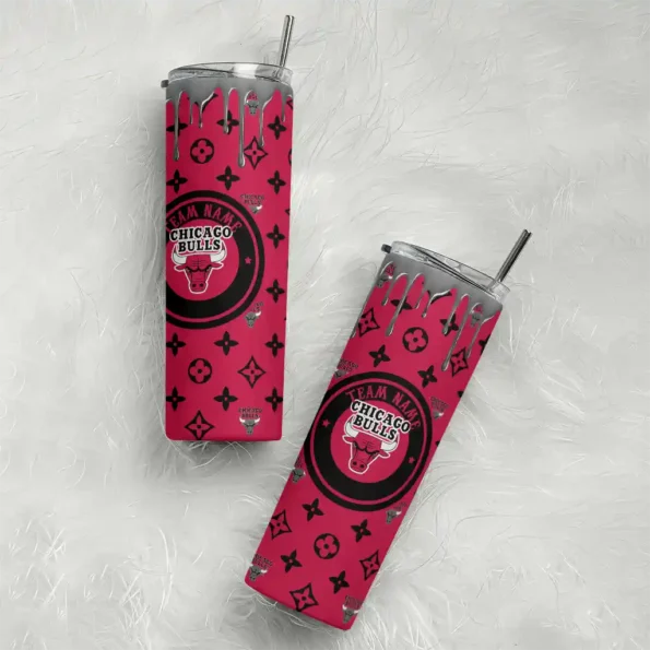 custom chicago bulls camo streak red skinny tumbler top rated.webp