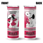 custom chicago bulls snoopy dog red white skinny tumbler best selling 1.webp
