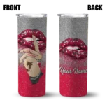 custom chicago bulls sparkle lips red skinny tumbler best selling 1.webp
