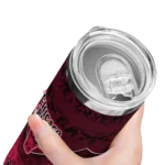 custom chicago bulls spiral burst print red skinny tumbler best selling 1.webp