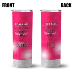 custom chicago bulls starburst tiles red skinny tumbler best selling 1.webp