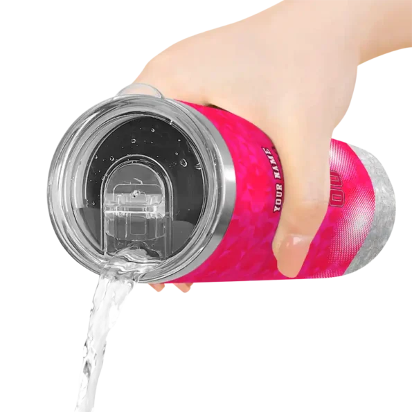 custom chicago bulls starburst tiles red skinny tumbler latest model.webp