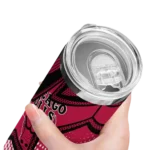 custom chicago bulls web stripes red white skinny tumbler best selling 1.webp