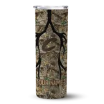 custom cleveland cavaliers antler flow camo skinny tumbler best selling 1.webp