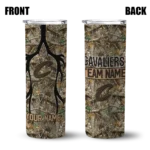 custom cleveland cavaliers antler flow camo skinny tumbler best selling 1.webp