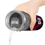 custom cleveland cavaliers hexagon honeycomb wine black skinny tumbler best selling 1.webp