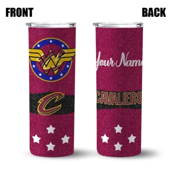 custom cleveland cavaliers star cluster wine skinny tumbler fashion forward.webp
