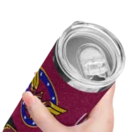 custom cleveland cavaliers star cluster wine skinny tumbler best selling.webp