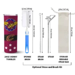 custom cleveland cavaliers star cluster wine skinny tumbler best selling.webp