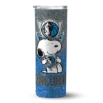 custom dallas mavericks snoopy attitude blue skinny tumbler best selling 1.webp