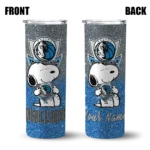 custom dallas mavericks snoopy attitude blue skinny tumbler best selling 1.webp