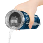 custom dallas mavericks stacked diamond blue skinny tumbler best selling 1.webp