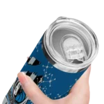 custom dallas mavericks star pop blue black skinny tumbler best selling 1.webp
